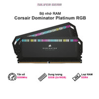 Bộ nhớ Ram PC Corsair Dominator Platinum RGB 32GB 3200Mhz DDR4 (2x16GB) - Hàng chính hãng