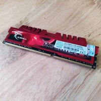 Bộ nhớ Ram PC DDR3 G.Skill 8GB - Bus 1600 Tản Nhiệt Thép Màu Đỏ Hình Răng Cưa (2nd)