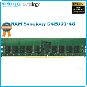 Bộ Nhớ Ram Synology ECC DDR4 4GB D4EU01-4G Mã sản phẩm: D4EU01-4G