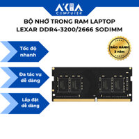 Bộ nhớ trong RAM Laptop Lexar DDR4 - 3200/2666 SODIMM 4GB/ 8GB/ 16GB, tốc độ nhanh, dễ lắp đặt