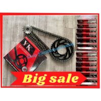 Bộ nhông sên đĩa 10li hiệu YK dùng cho xe Dream / Wave /Future / Sirius /Jupiter Fi