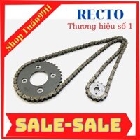 Bộ nhông sên dĩa chính hãng RECTO Thailand dành cho Dream / Wave / RS/ Future