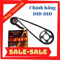 Bộ nhông sên dĩa chính hãng DID 10li dành cho Dream, Wave alpha nhỏ, Future 1