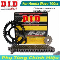 Bộ Nhông Sên Dĩa DID Honda Ware Alpha / Future 1 Sên DID 10ly ( Thái Lan )