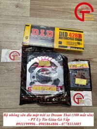 Bộ Nhông Sên Dĩa Mặt Trời Xe Dream Thái (100 Mắt Sên)