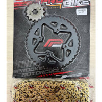 Bộ nhông sên dĩa ProBike sên vàng cho Exciter 135 (39T)