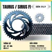 Bộ nhông sên dĩa sirius fi/ taurius 9ly