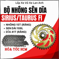 Bộ nhông sên dĩa sirius fi/ taurius 9ly