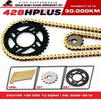 Bộ nhông sên dĩa STB cho Xe Exciter 135cc 428Hplus