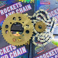 Bộ Nhông sên dĩa (Thái )Winer V1,V2,V3,X sên 10ly ( 130-44-15) tặng bugi