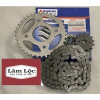 bộ nhông sên dĩa viva fi 115 suzuki chính hãng