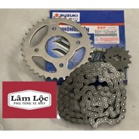 Bộ nhông sên dĩa viva fi 115 Suzuki chính hãng