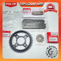 Bộ Nhông Sên Đĩa Winner X V2 V3 V4 chính hãng Honda, Bộ nhông xích Winner 150 sên có phốt cao su 2019 21 2022 2023 2024