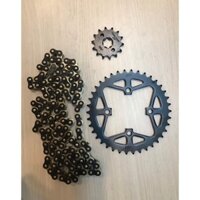 BỘ NHÔNG SÊN DĨA(NHÔNG XÍCH ĐĨA) PRO-BIKE THÁI CNC CHO YAMAHA EXCITER 135-5 SỐ RÁP LÊN ZIN THEO XE KHÔNG CHẾ CHÁO