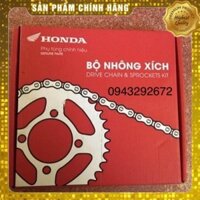 Bộ nhông xích Dream, Wave... chính hãng Honda