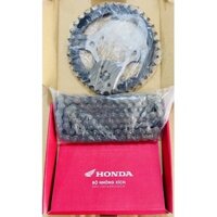 Bộ nhông xích honda Dream Wave alpha ZXchính hãng