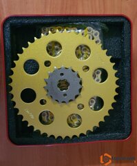 Bộ nhông xích – Nhông sên đĩa X1R cho Exciter150 nhông trước 14 nhông sau 44