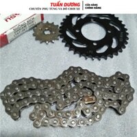 Bộ Nhông Xích Xe Dream Hàng Tốt- Bền Bỉ - Nhông Sên Đĩa Lắp Cho Dream Wave Và Các Dòng Xe Khác