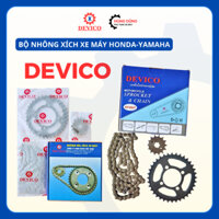 Bộ nhông xích xe máy Honda, Yamaha - Bộ nhông xích Dream, Wave cũ, RS, Future Neo, Jupiter - Bộ nhông xích hiệu DEVICO