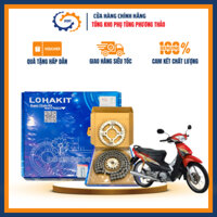 Bộ nhông xích xe máy wave rs LOHAKIT Thái Lan chính hãng