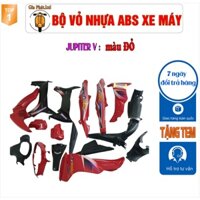 Bộ nhựa áo xe JUPITER V nhựa ABS cao cấp màu ĐỎ_SPP - 558(8044)