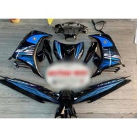 Bộ nhựa dàn áo Exciter 135 đen bóng có kèm tem