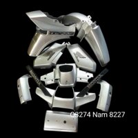 Bộ nhựa dàn áo, võ xe DREAM màu bạc chất lượng cao