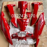 Bộ nhựa dàn áo, võ xe WAVE A, ALPHA 110 đỏ 2019 zin chính hãng