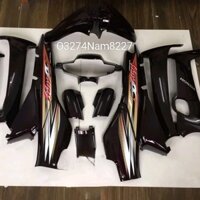 Bộ nhựa dàn áo, võ xe WAVE ALPHA + màu nâu zin Honda