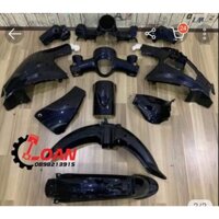 bộ nhựa dàn áo xe Cub 50 đời mới màu xanh đen xịn đẹp