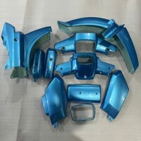 Bộ nhựa dàn áo xe Dream II - Dream Việt - Thái - Tàu-màu XANH NGỌC + TẶNG FULL BỘ PHỤ KIỆN