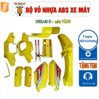 Bộ nhựa dàn áo xe Dream II - Dream Việt - Thái - Tàu màu VÀNG_SPP-2950(5794)