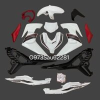 Bộ nhựa dàn áo xe EXCITER 155 trắng RC zin chính hãng