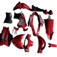 Bộ nhựa dàn áo xe Future 1 đời 2000-2003 màu ĐỎ ĐUN - Nhựa nguyên sinh ABS cao cấp