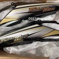 Bộ nhựa dàn áo xe FUTURE NEO 125 đen tem bạc zin chính hãng