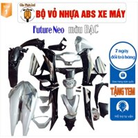 Bộ nhựa dàn áo xe FUTURE NEO màu BẠC nhựa nguyên sinh ABS cao cấp -SPP-8608