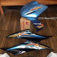 Bộ nhựa dàn áo xe WAVE RS 110 xanh ngọc zin chính hãng Honda