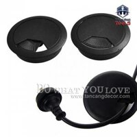 Bộ nhựa đi dây điện mặt bàn đen