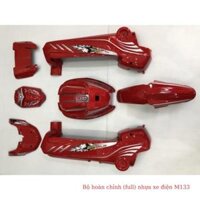 Bộ nhựa full xe điện M133 plus màu đỏ