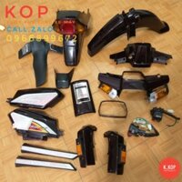 Bộ nhựa lắp xe dream thái sẵn tem thái 3 lớp ,phụ tùng đi kèm hàng L1, dàn áo xe DREAM chuẩn mầu tím nho zin (-10%)