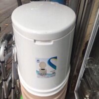 Bô nhựa vệ sinh, bệ toilet di động bằng nhựa trắng