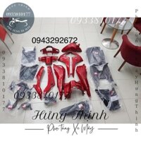 Bộ Nhựa Vision 2016-2018 Đỏ Tươi *R340C* ( Đỏ Nâu ) Honda