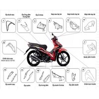 BỘ NHỰA WAVE RSX 110cc - 2010