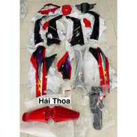 Bộ Nhựa Wave ZX 2004 Đỏ Cờ Honda