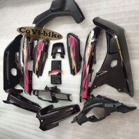 Bộ nhựa xe Dream lùn màu Nho Full [CÓ KÈM TEM XE] Bộ dàn áo xe Dream 3 màu Nho Tím - B1350