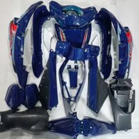 Bộ nhựa xe máy Future 1 đời 2001 đến 2003 Nhựa ABS cao cấp màu Xanh Tím Than