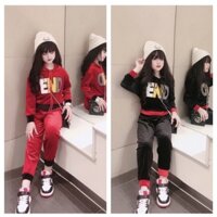 Bộ nhung mũ bé gái