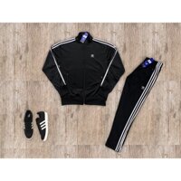 Bộ nỉ (áo khoác, quần dài) thể thao Nam Xuất dư (Nguyên phụ liệu chính hãng Adidas GN3521 & GN3517)