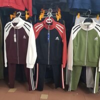 Bộ nỉ bông nữ cổ trụ kéo khóa 1 set đồ không thể thiếu của tín đồ mê thời trang Chất mềm co giãn nhẹ, Size S,M,L