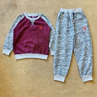 Bộ nỉ lót bông cho bé size đại